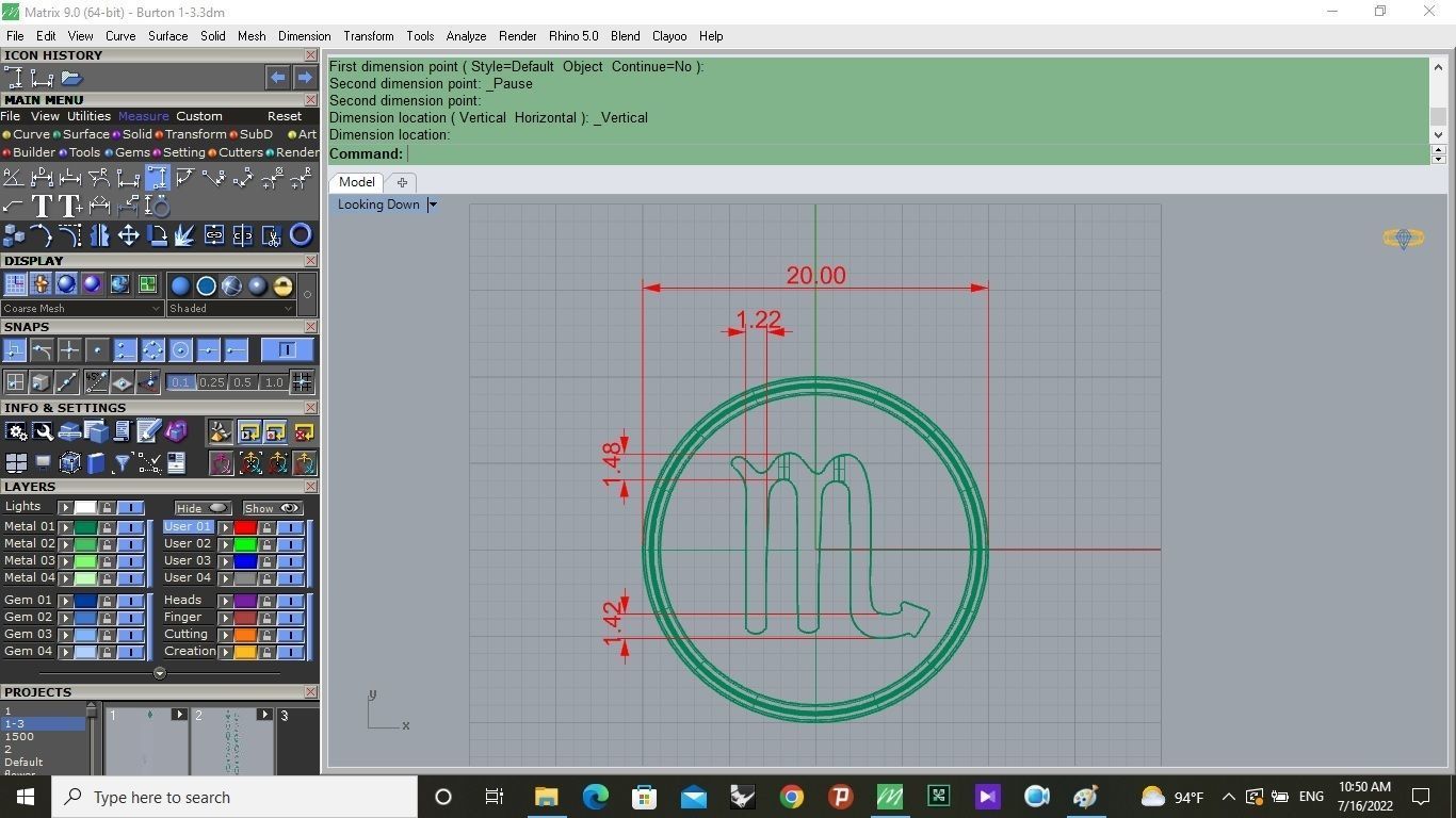 12 pendants symbolizing the Greek months 3D model_8