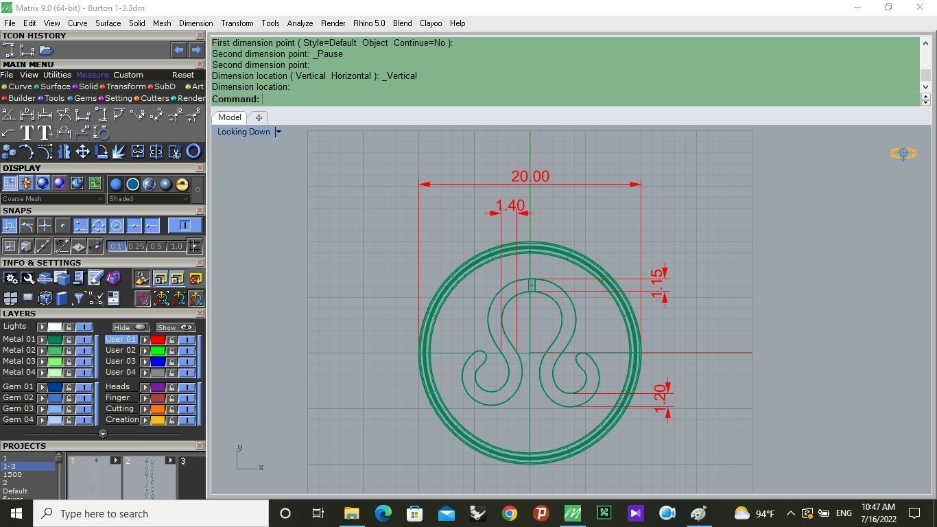 12 pendants symbolizing the Greek months 3D model_11