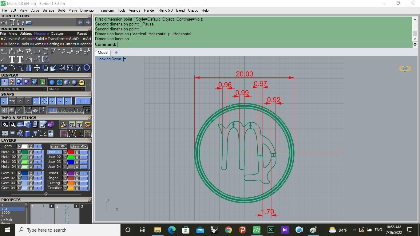 12 pendants symbolizing the Greek months 3D model_16