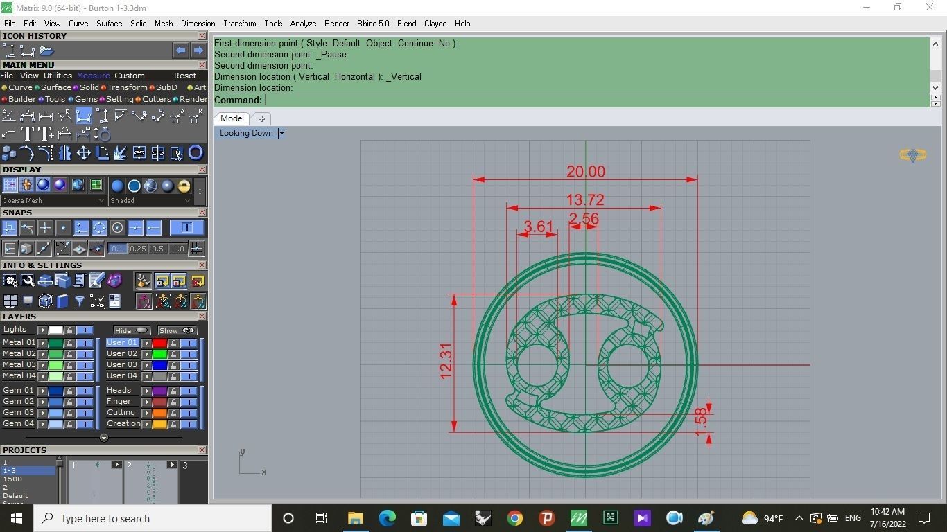 12 pendants symbolizing the Greek months 3D model_17