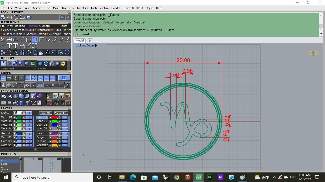 12 pendants symbolizing the Greek months 3D model_18