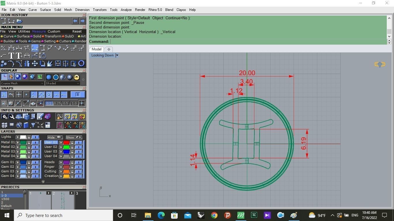 12 pendants symbolizing the Greek months 3D model_10