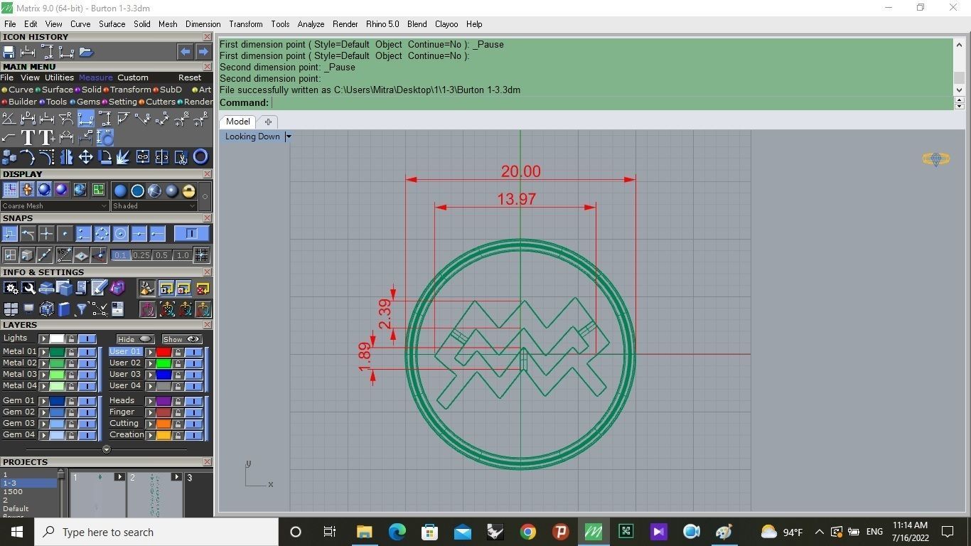 12 pendants symbolizing the Greek months 3D model_6