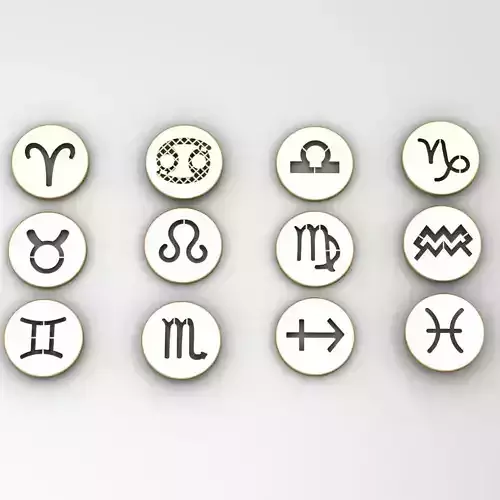  12 pendants symbolizing the Greek months 