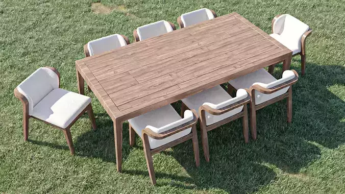 Manutti Sunrise Dining Table Set
