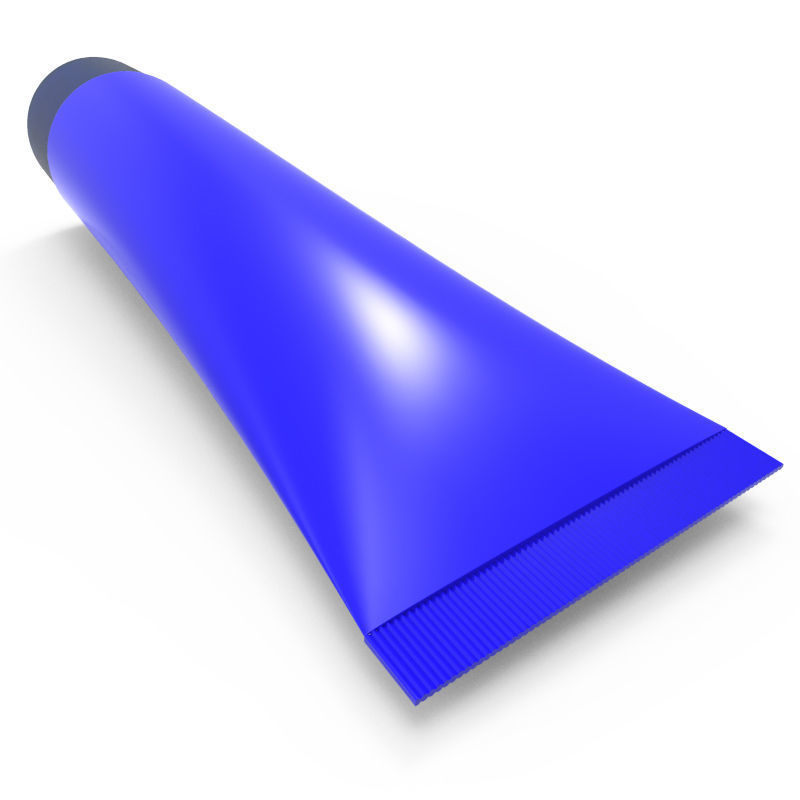 Tube with cover universal mockup 3D model_5