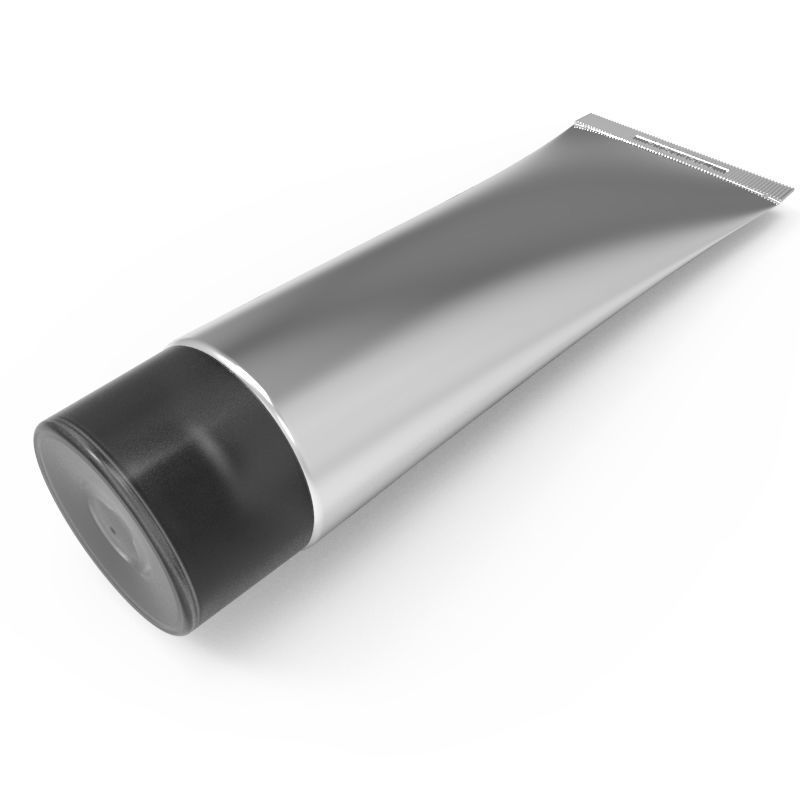 Tube with cover universal mockup 3D model_6
