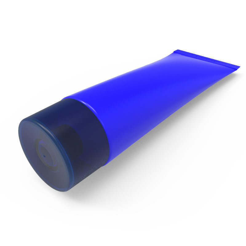 Tube with cover universal mockup 3D model_3