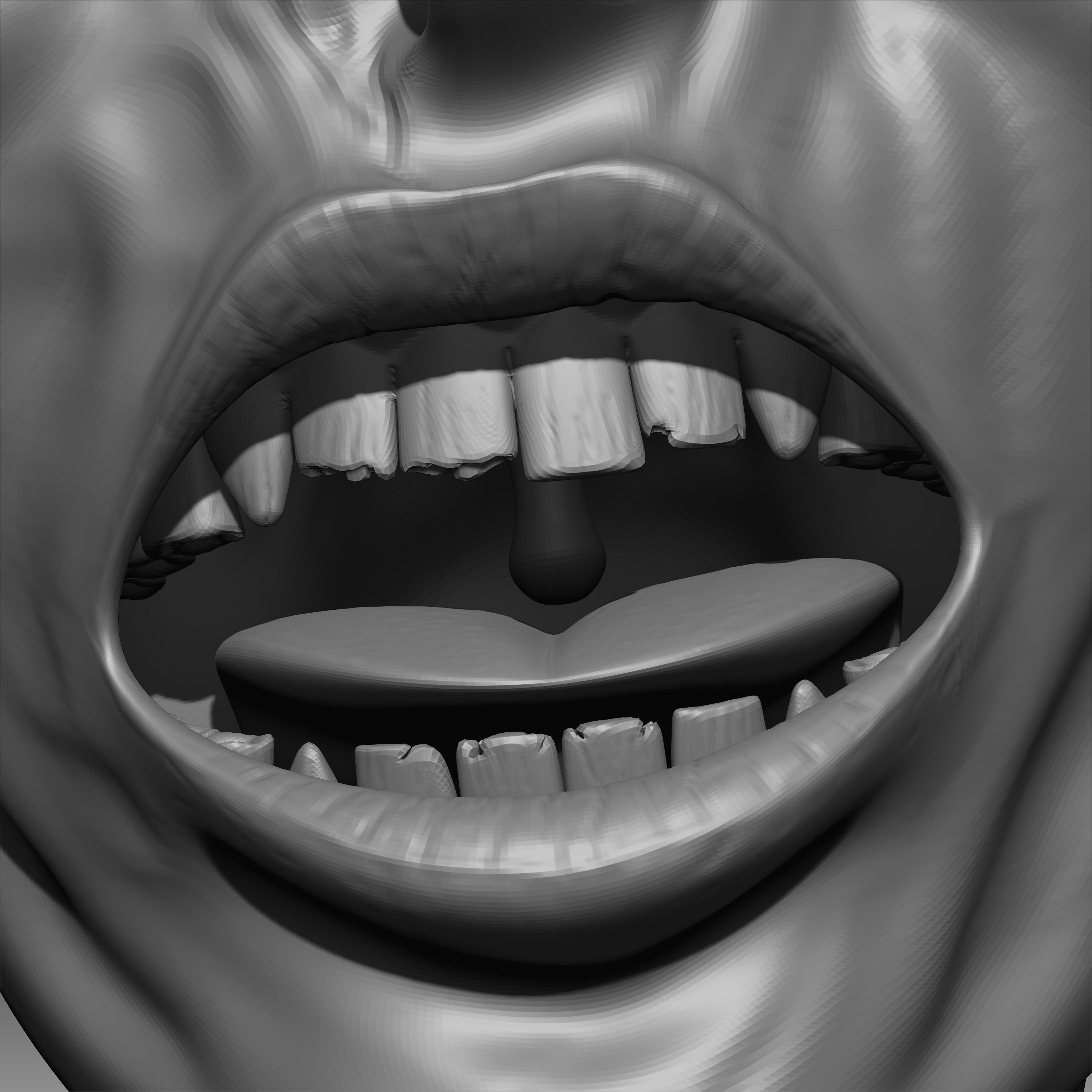 Titere de guante de zombie 001 Zombie glove puppet 001 Free 3D print model_8