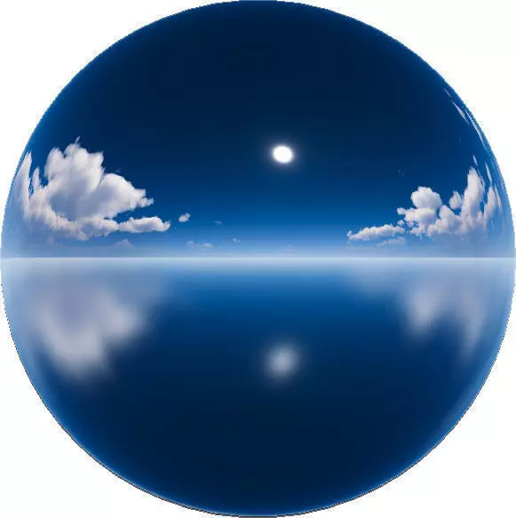 4k HDR Day Sky 3D model_0