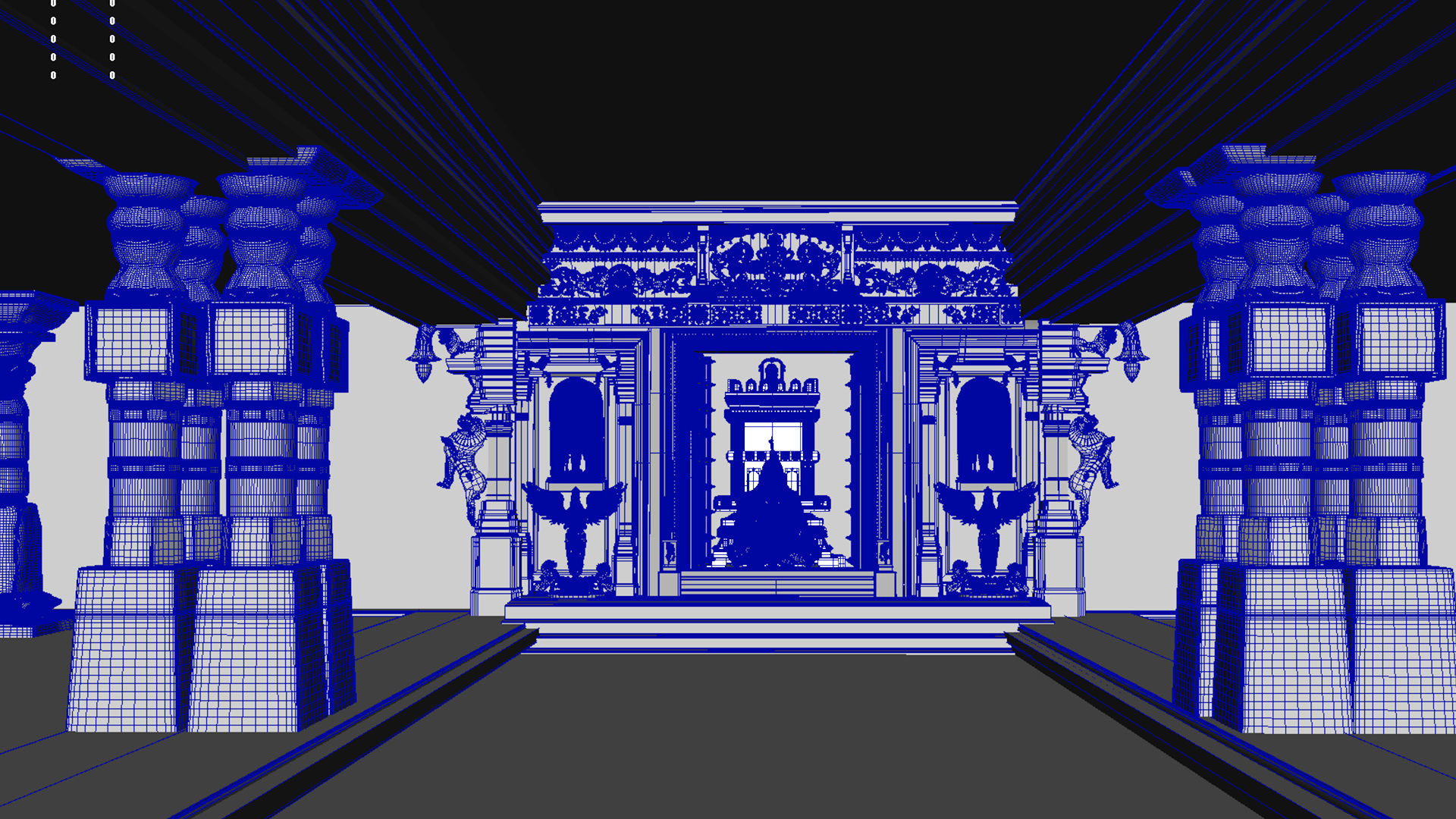 swami raghavendra temple 2 3D model_24