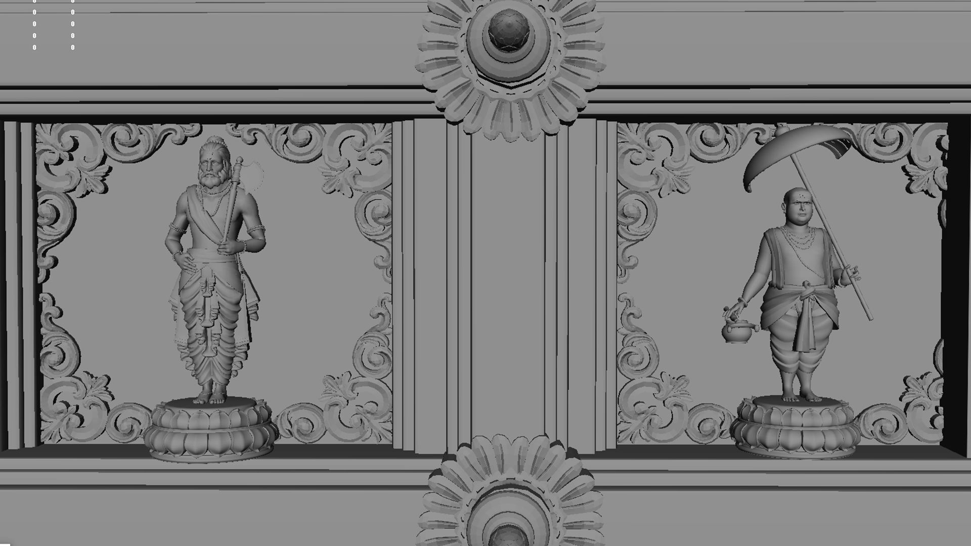 swami raghavendra temple 2 3D model_31