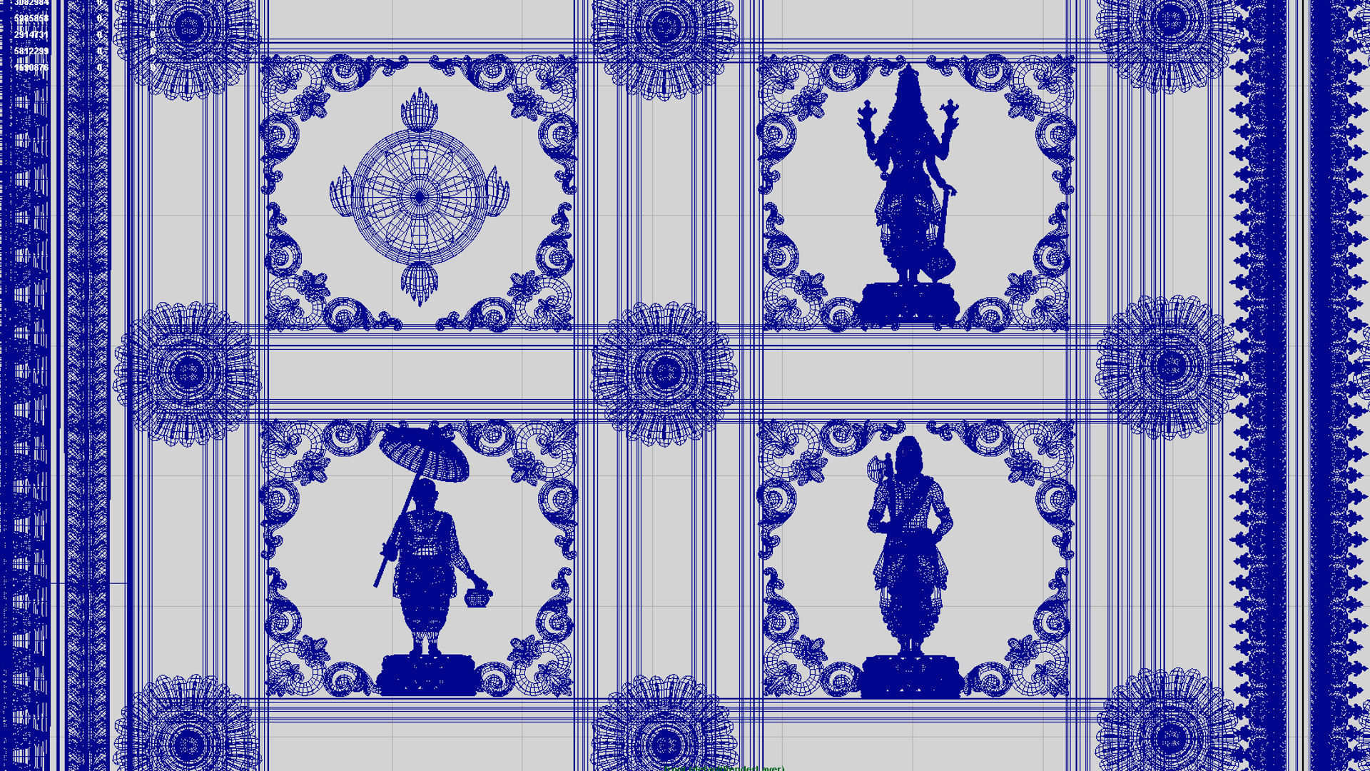 swami raghavendra temple 2 3D model_26