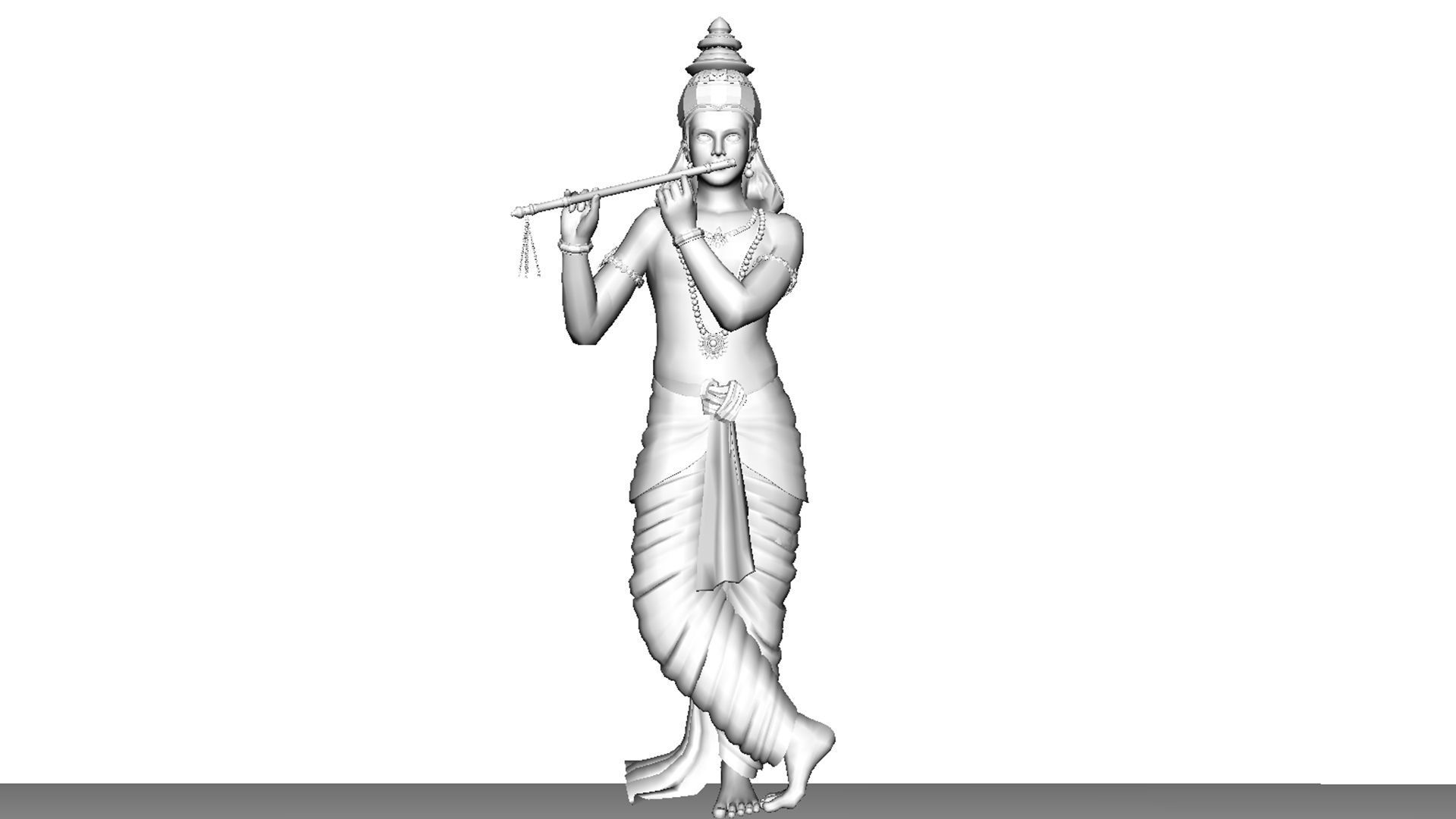 swami raghavendra temple 2 3D model_29