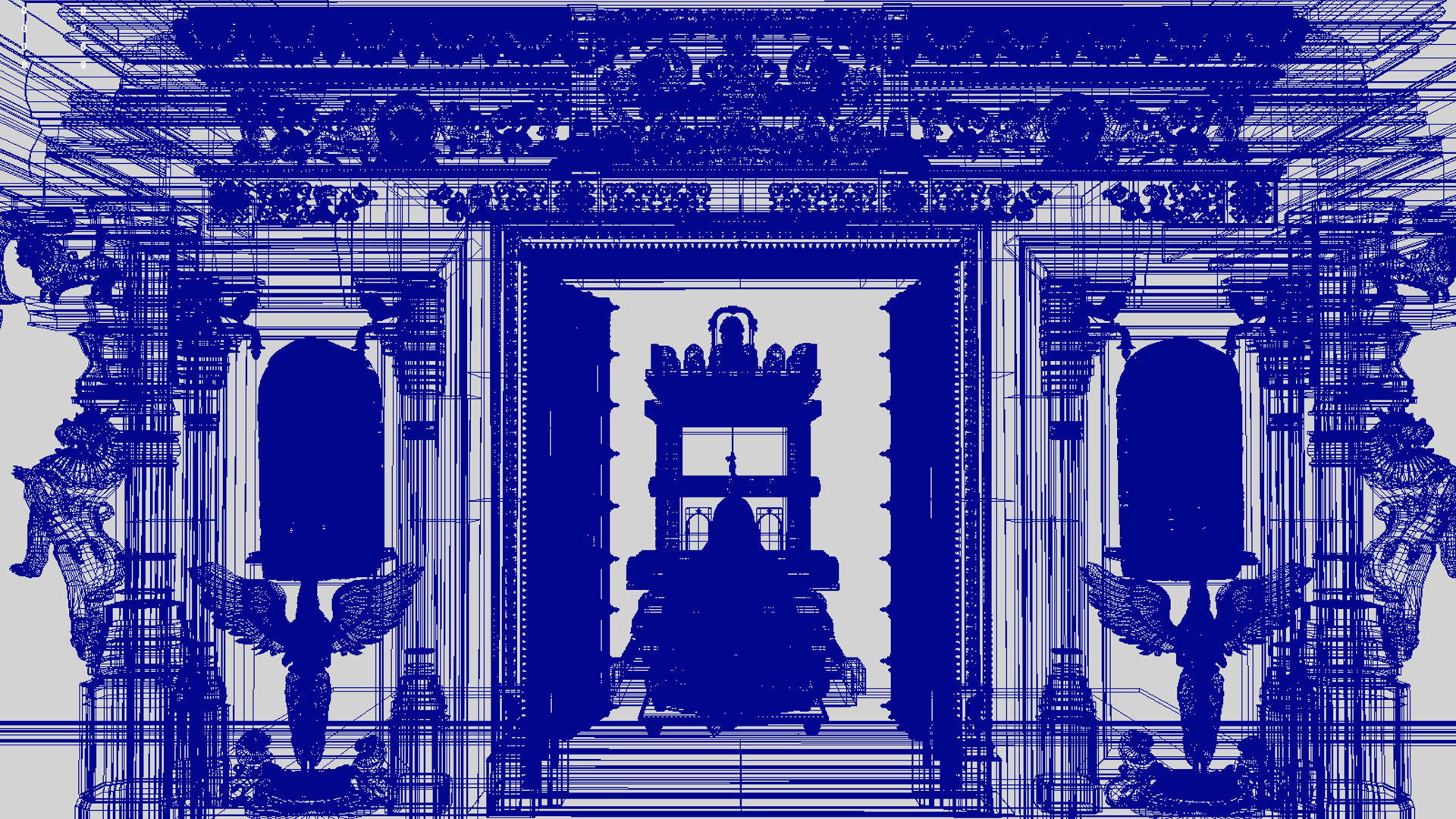 swami raghavendra temple 2 3D model_18