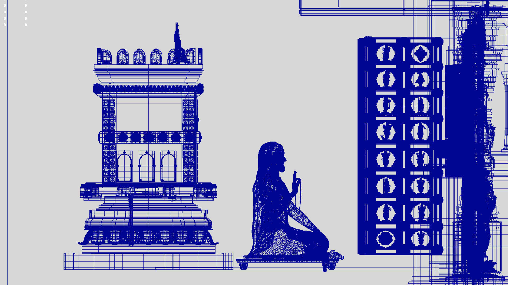 swami raghavendra temple 2 3D model_20