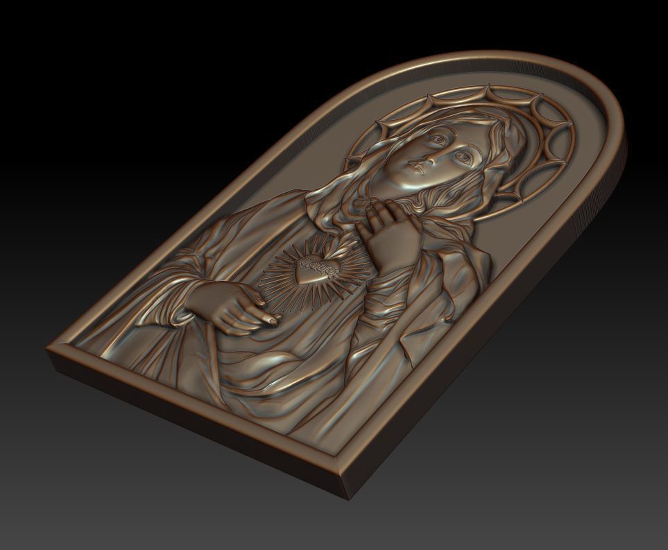 Immaculate Heart of Mary 2 3D print model_11