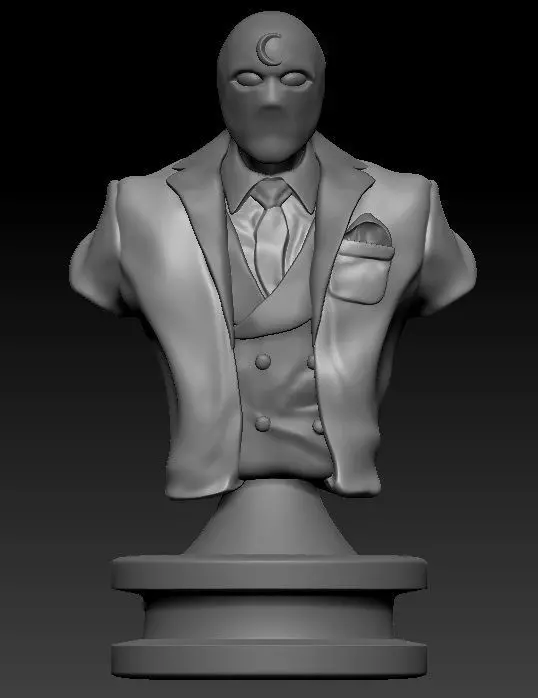 mr knight bust 3D print model