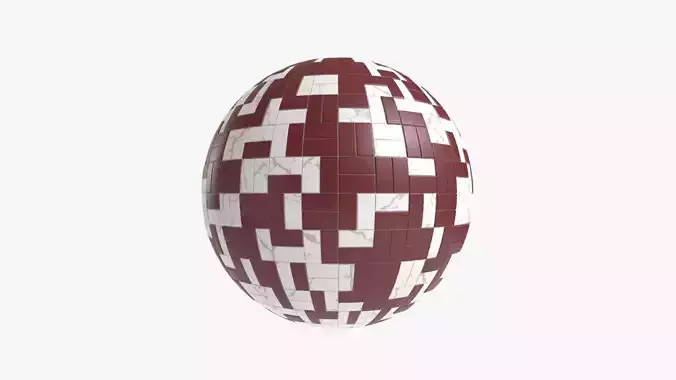 Floor Tile 001 PBR 4K - V38