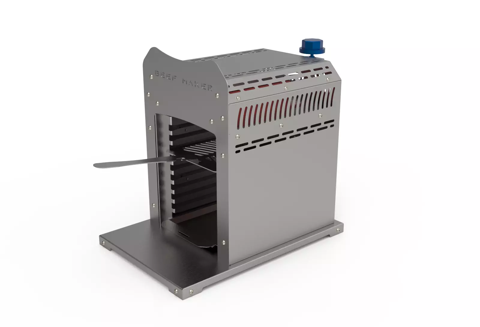 Beef Maker with Gas Burner 3D print model_0
