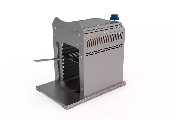 Beef Maker with Gas Burner 3D print model
