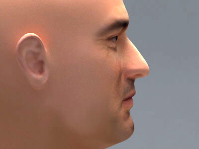 Robert De Niro 3D model_1