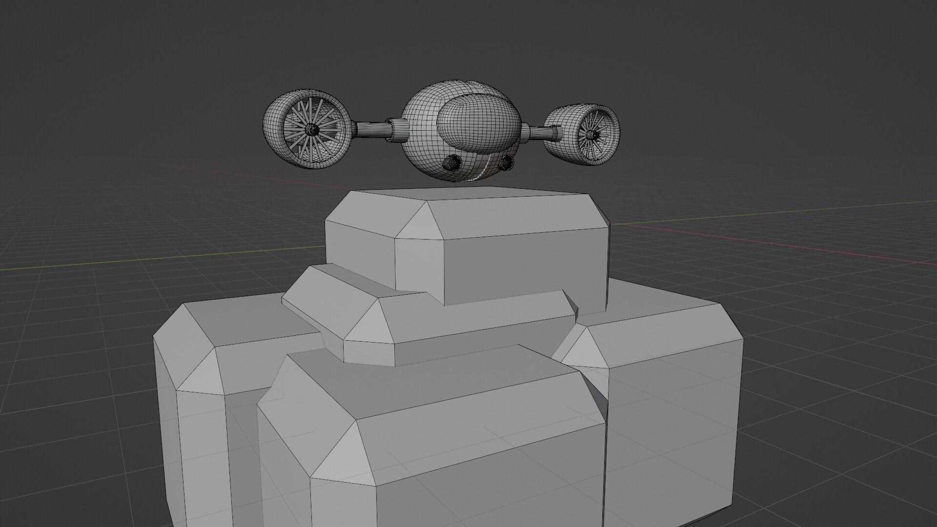 Aviated Robot - Golden Version 3D model_22