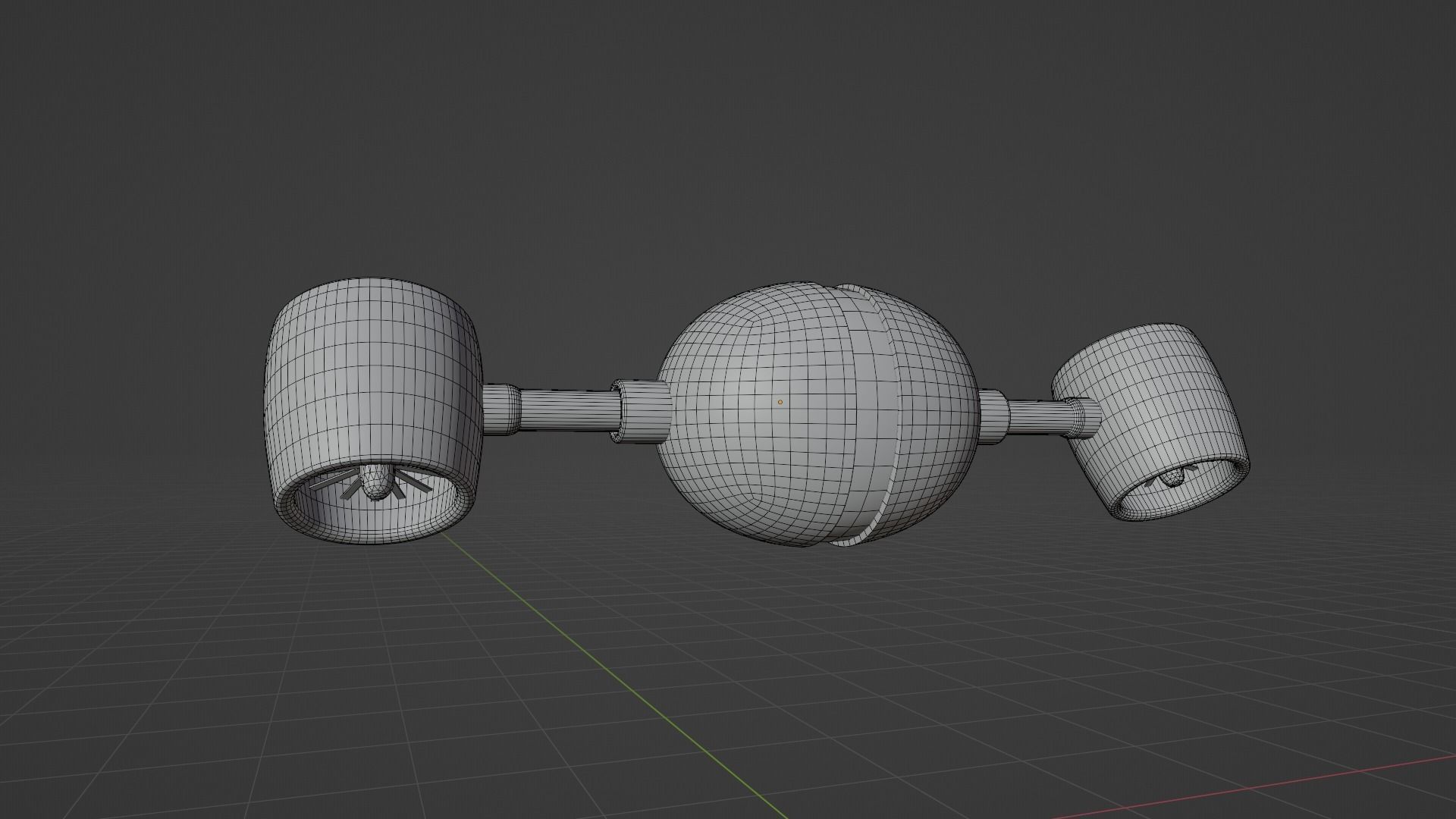 Aviated Robot - Golden Version 3D model_21