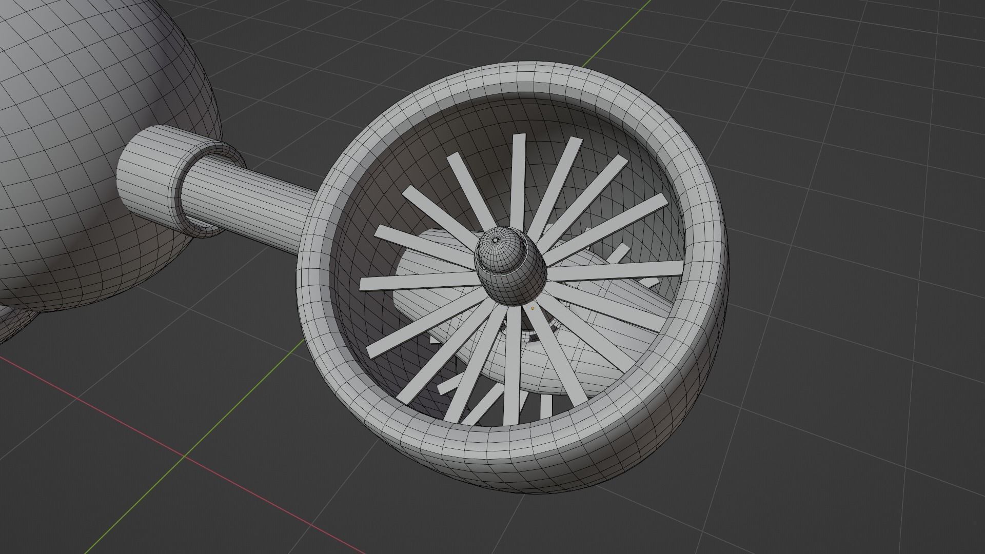 Aviated Robot - Golden Version 3D model_26