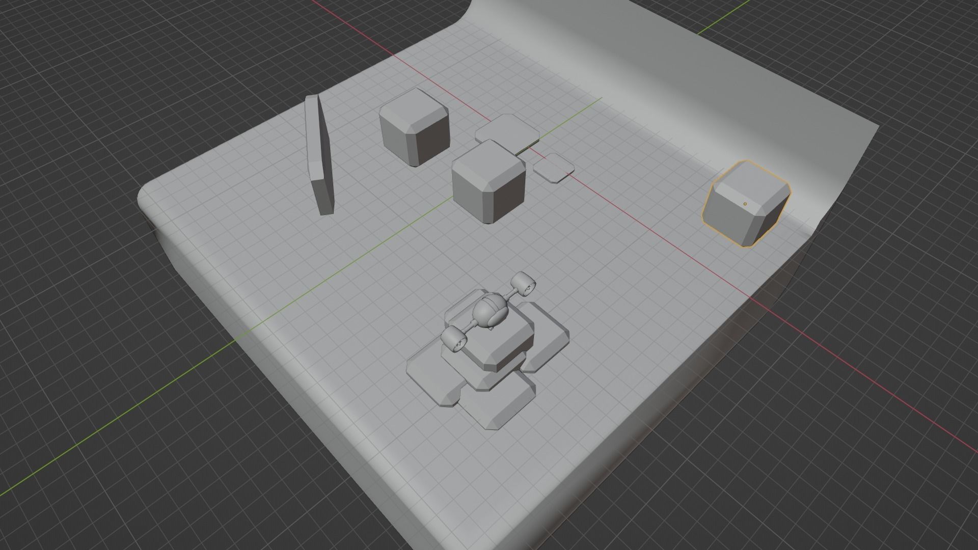 Aviated Robot - Golden Version 3D model_17
