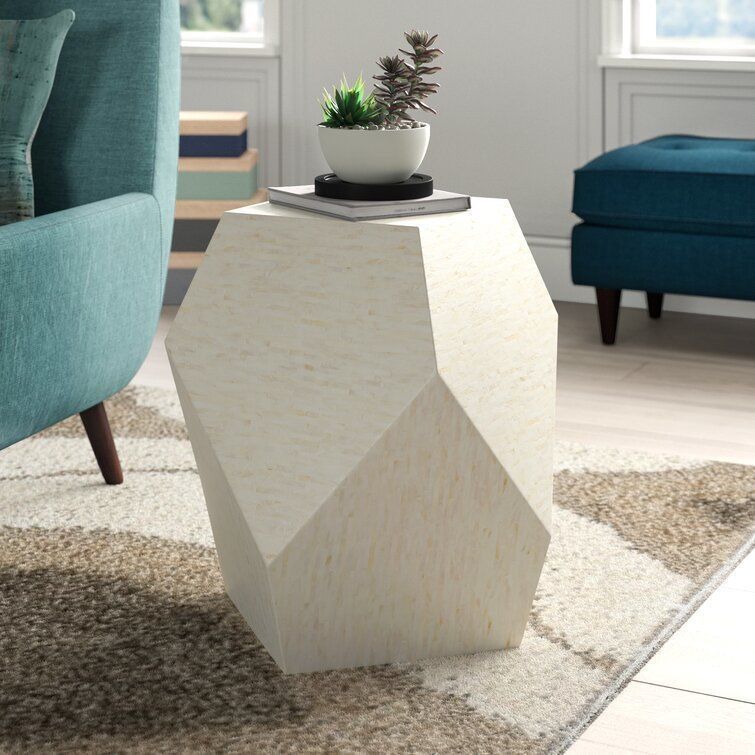Abba Block End Table 3D model_8
