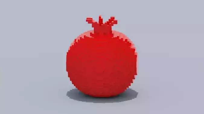 Voxel Pomegranate