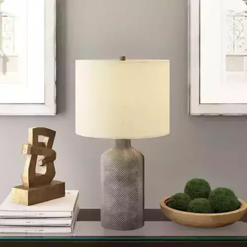 Antique Black Table Lamp