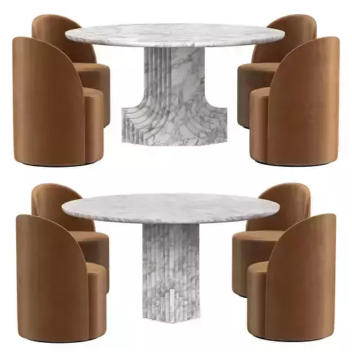STRADA table REYNAUX chair