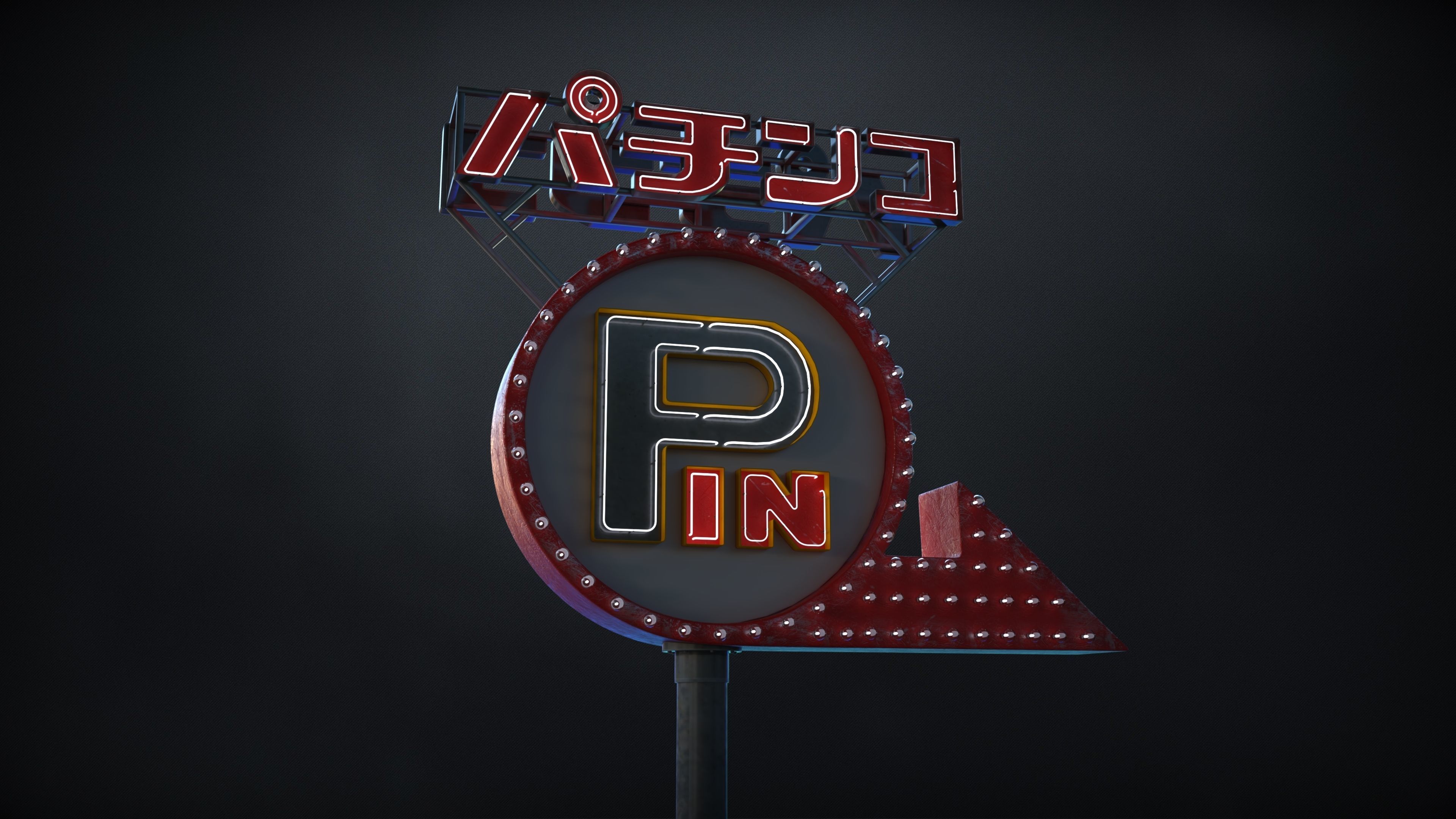 21 SUBD Hard surface Scifi Neons and Signage Vol 1 3D model_1