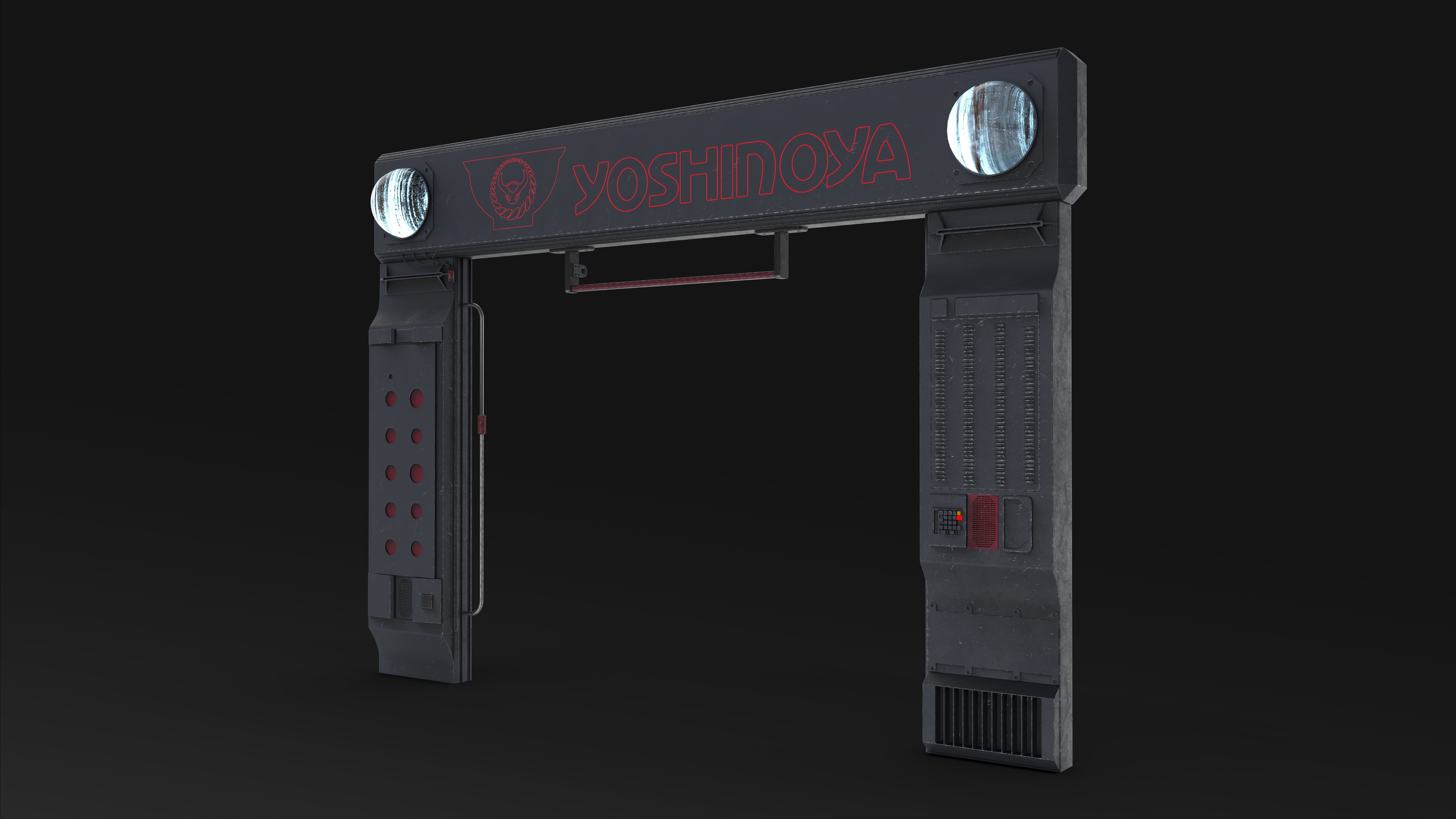 21 SUBD Hard surface Scifi Neons and Signage Vol 1 3D model_14