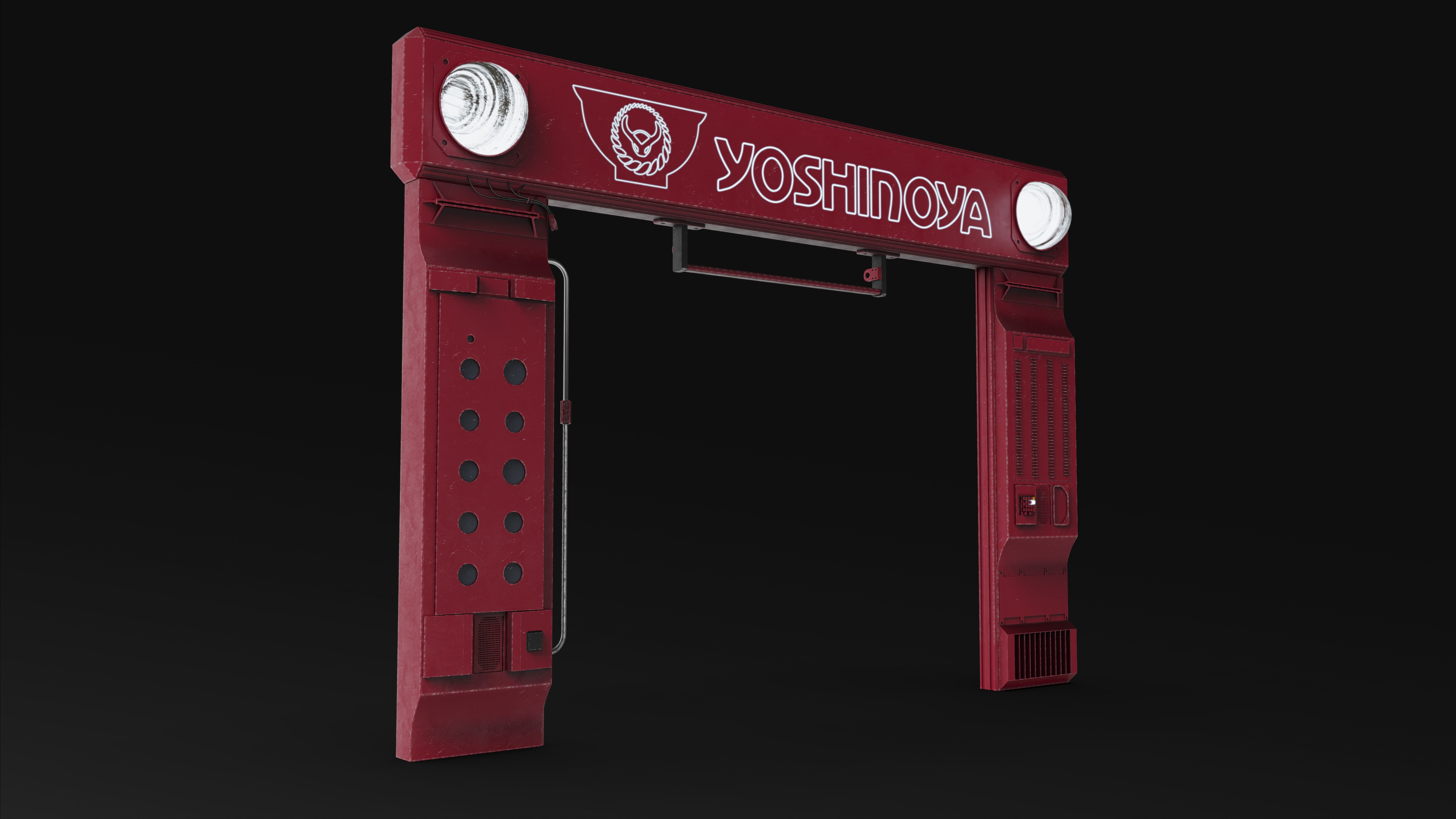 21 SUBD Hard surface Scifi Neons and Signage Vol 1 3D model_12
