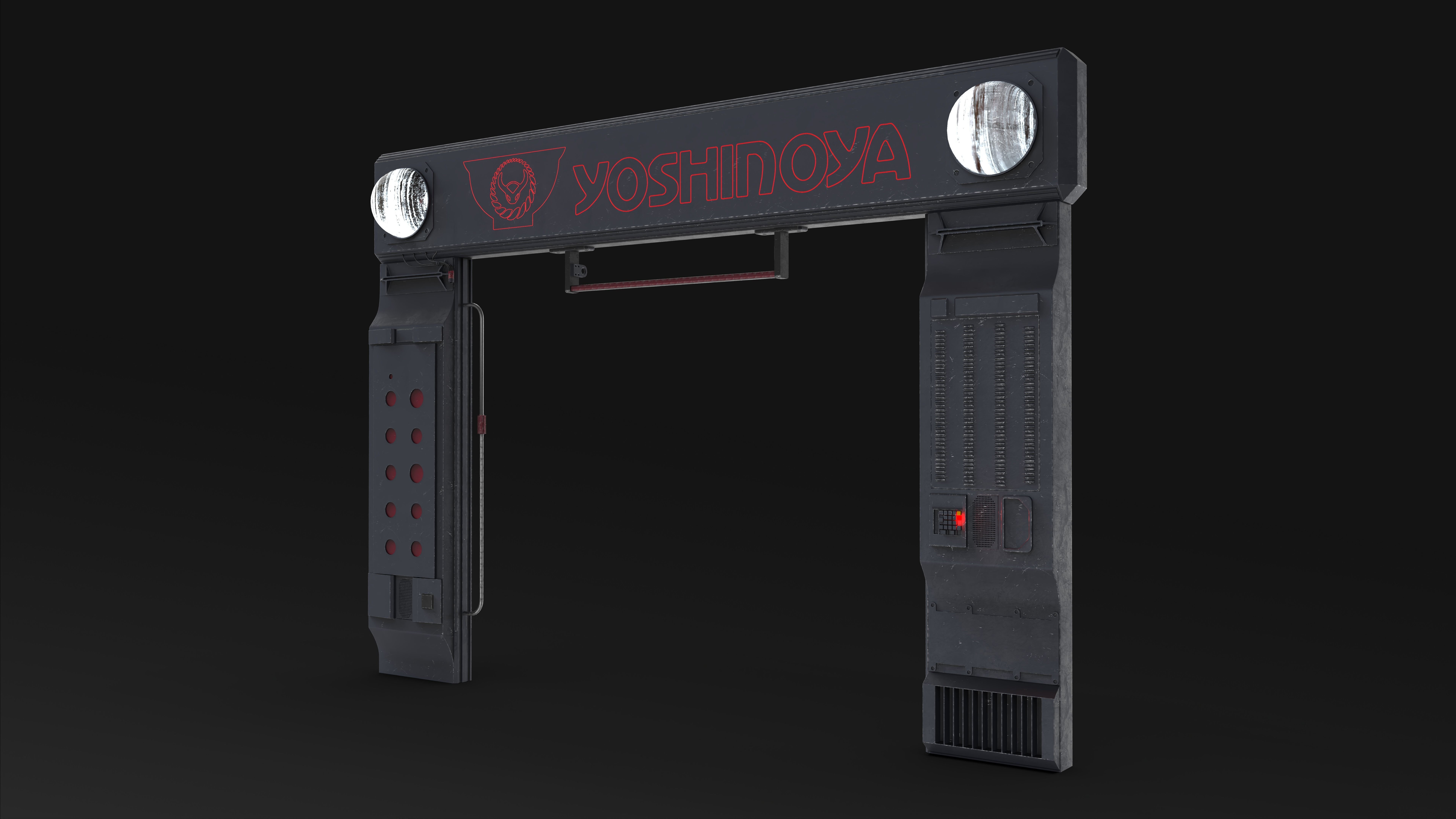 21 SUBD Hard surface Scifi Neons and Signage Vol 1 3D model_15