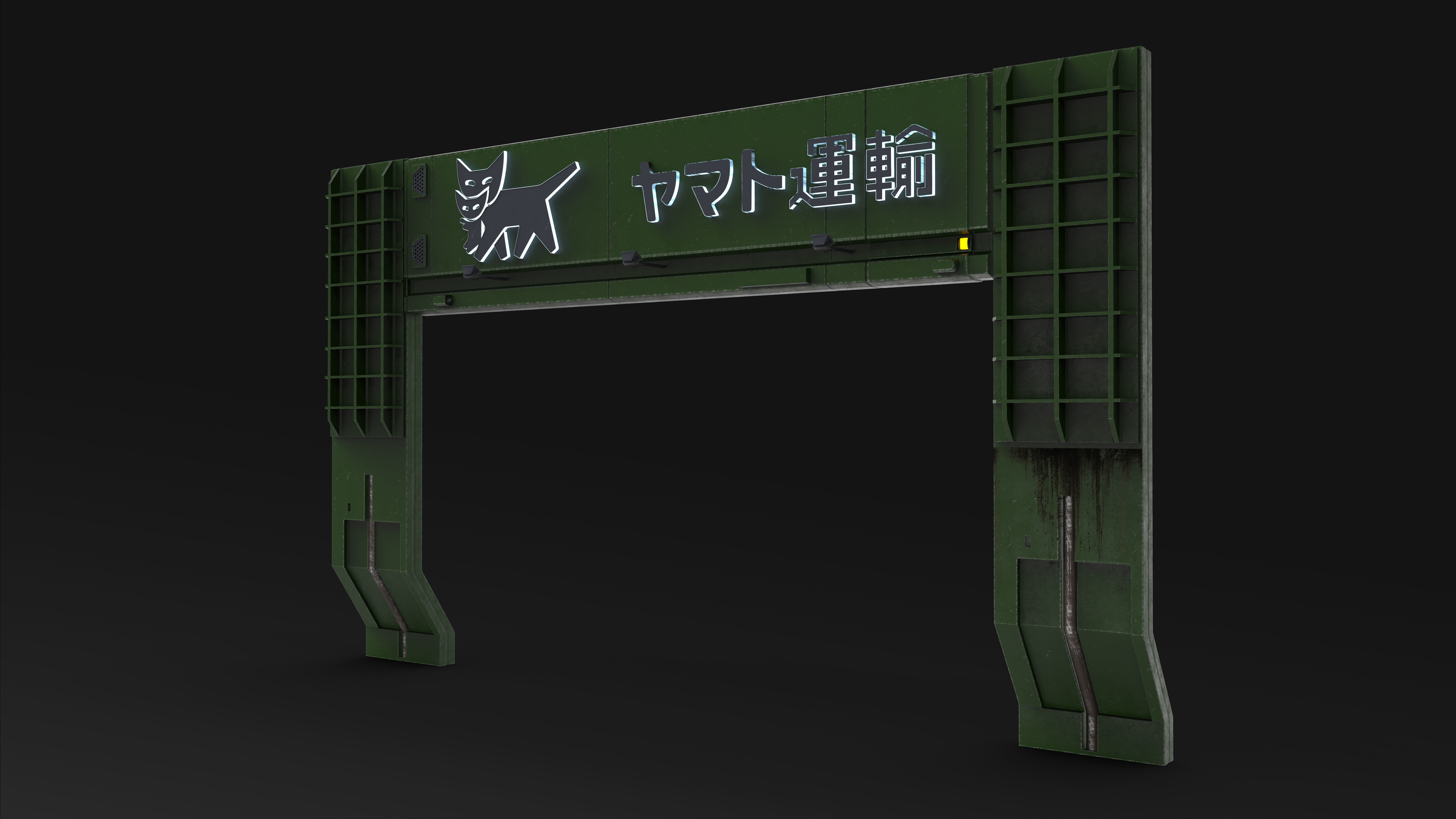 21 SUBD Hard surface Scifi Neons and Signage Vol 1 3D model_11