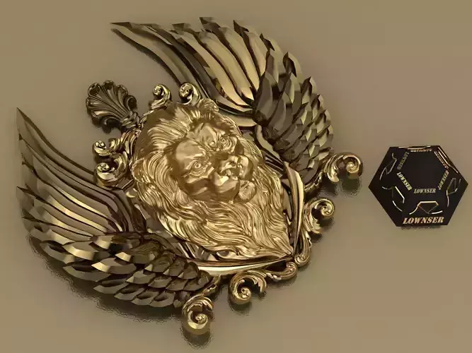 Winged LION pendant