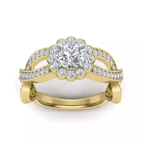 Women ring 3dm Render details