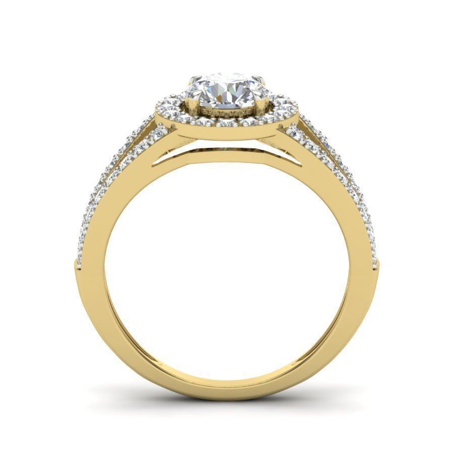 Women ring 3dm Render details 3D print model_1