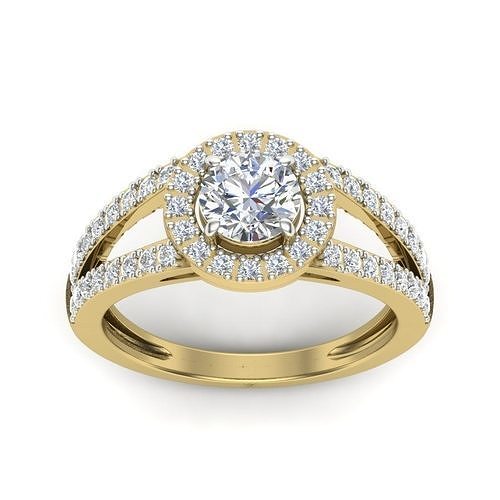 Women ring 3dm Render details 3D print model