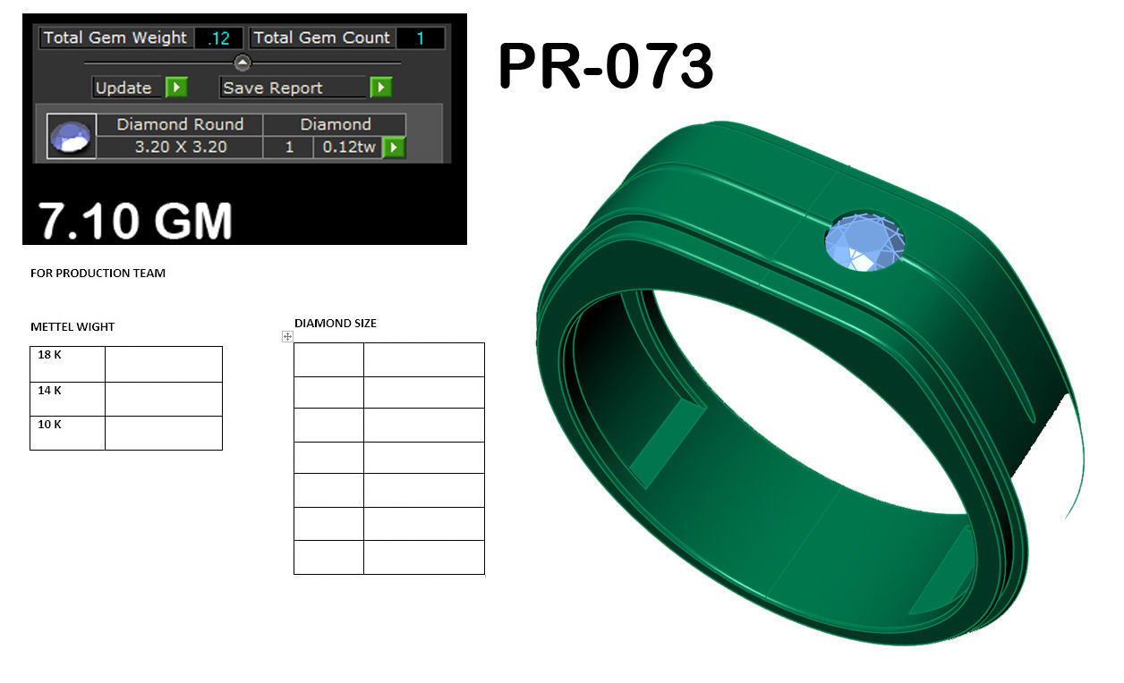 Men ring 3dm Render details 3D print model_11