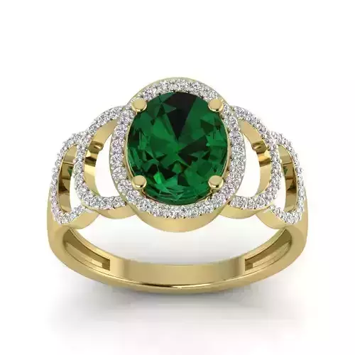 Women ring 3dm Render details