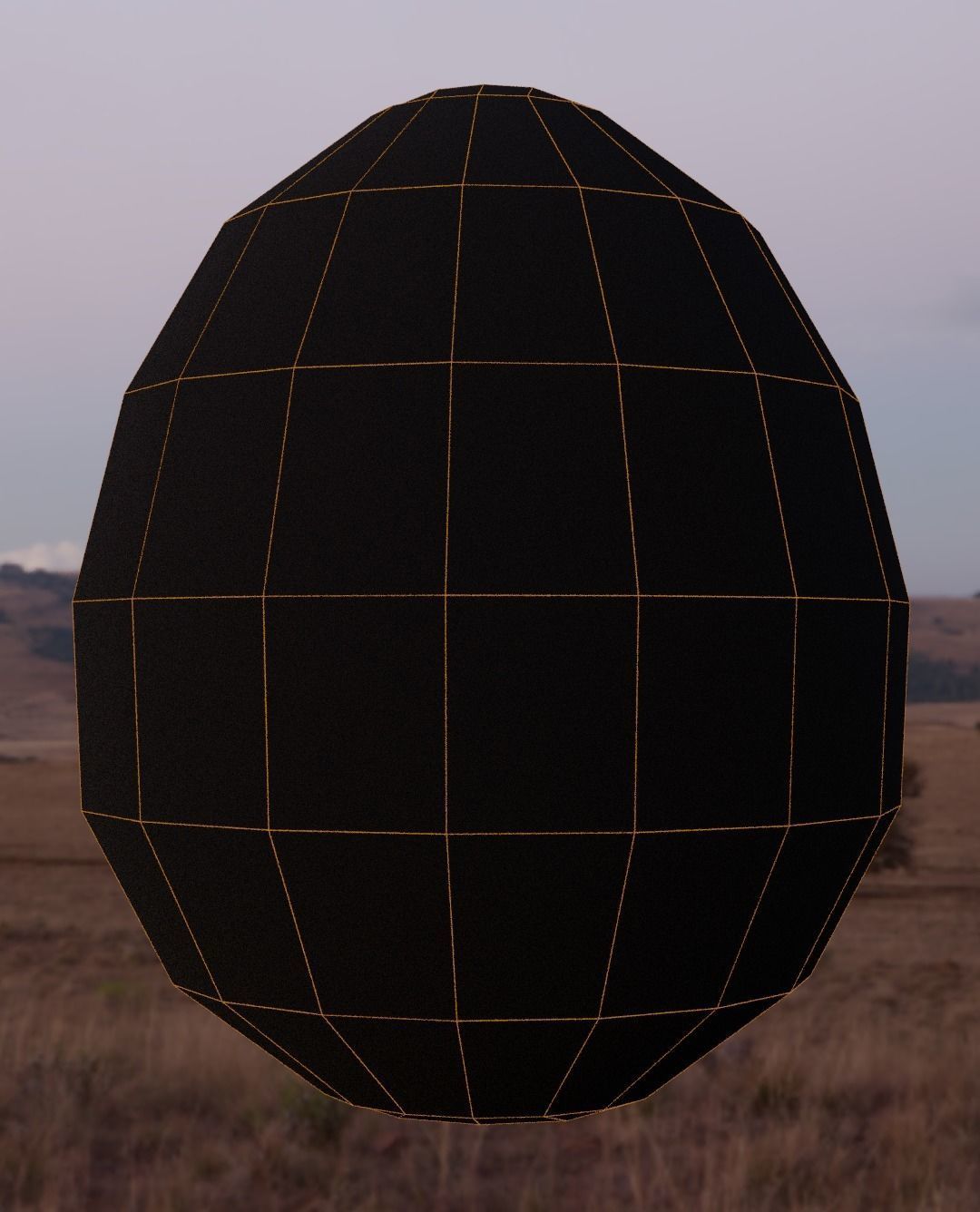 Low poly and high poly strange relic precursor orb Low-poly 3D model_2