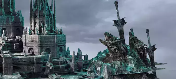 Van Helsing Mountain Fortress massive