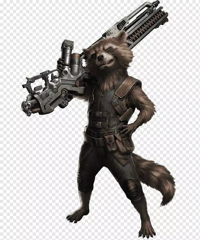 rocket  guardianes de la galaxia 3D print model_0