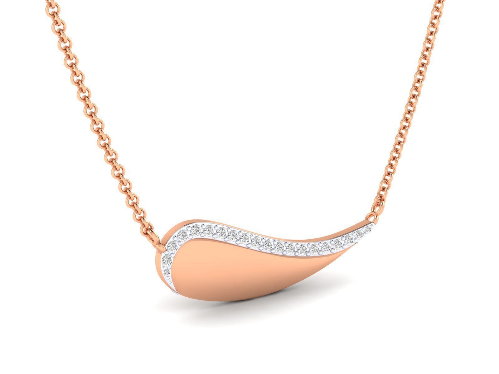 Women fancy pendant 3dm stl jcd render details  3D print model_19