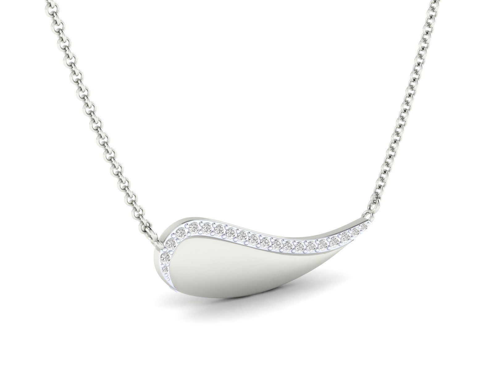 Women fancy pendant 3dm stl jcd render details  3D print model_26